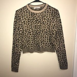Zara Leopard Print Sweater